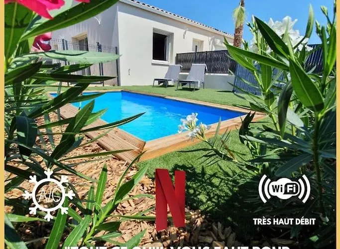 ღ L'orb Enchante - Piscine Chauffee, Clim, Netflix Nyaraló Cessenon-sur-Orb
